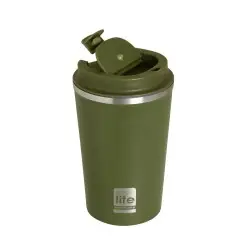 ΘΕΡΜΟΣ ΑΝΟΞΕΙΔΩΤΟΣ ECOLIFE COFFEE CUP GREEN 370ml