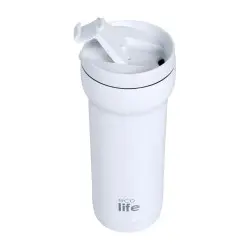 ΘΕΡΜΟΣ ΑΝΟΞΕΙΔΩΤΟΣ ECOLIFE COFFEE THERMOS WHITE 420ml