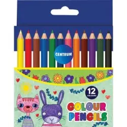 Color pencils 12col. ZOO short size /paper box