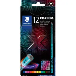 Σετ χρωματιστών μολυβιών STAEDTLER Norix 12 τεμαχίων