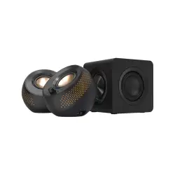 Creative Pebble X Plus Bluetooth Ηχεία 2.0 με RGB Φωτισμό και Subwoofer, Ισχύος 30W RMS, Black