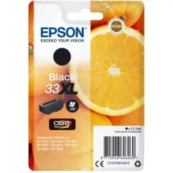 Ink Epson 33XL C13T33514012 Claria Premium  Black - 12.2ml