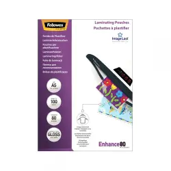 Fellowes Δίφυλλα Πλαστικοποίησης 154x126 A5 80 mic. 100 τεμ - 5306002