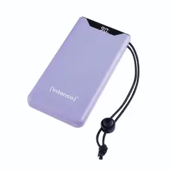Intenso F10000 Power Bank 10000mAh 20W με Θύρα USB-A και Θύρα USB-C Quick Charge 3.0 Purple - 7332033