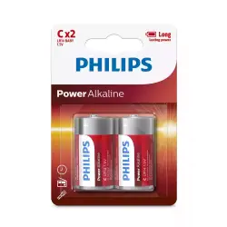 Philips LR14P2B.GRS Αλκαλικές μπαταρίες υψηλής απόδοσης 2 τμχ C
