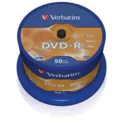 DVD-R VERBATIM 43548 AZO 4.7GB 16X MATT SILVER SURFACE 50