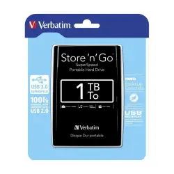 53023 Verbatim External USB 3 Portable Hard Drive