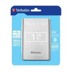 VERB. 2.5"HDD EXT. 3.0 SILVER 1TB - 53071