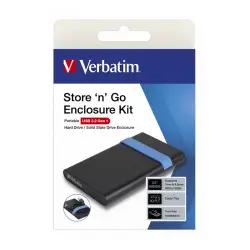 VERBATIM HDD-SSD ENCLOSURE KIT 2.5" USB 3.2 53106
