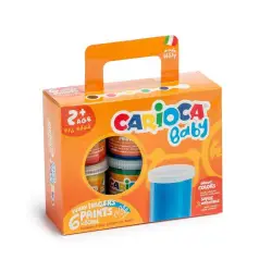 ΔΑΧΤΥΛΟΧΡΩΜΑΤΑ CARIOCA BABY 6 ΧΡΩΜΑΤΩΝ 80ml GLUTEN FREE