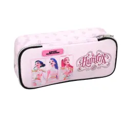 Κασετίνα Βαρελάκι Οβάλ K-Pop Pink Huntrix