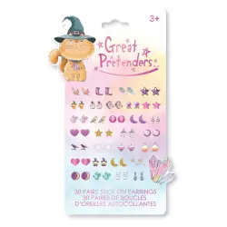 Great Pretenders σκουλαρίκια αυτοκόλλητα `Γάτα του Halloween` 30 ζευγάρια