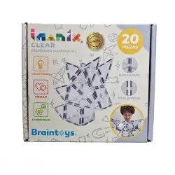 Imanix Μαγνητικό Παιχνίδι Κατασκευών με Διάφανα κομμάτια 20 τμχ.