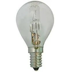 Λαμπτήρας αλογόνου Economy E14/28Watt (=37W) διάφανη σφαιρική
