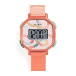 Djeco Ψηφιακό ρολόι χειρός `Pastel volute`