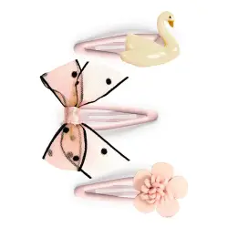 Djeco κλιπ μαλλιών `Λίμνη των κύκνων-Violette` 3τμχ.