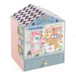 Djeco μουσικό κουτί-μπιζουτιέρα `Η μπουτίκ της Tinou` (Mozart - The magic flute)