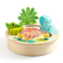 Djeco μίνι ξύλινο παιχνίδι λεπτής κινητικότητας με άσκηση προγραφή?