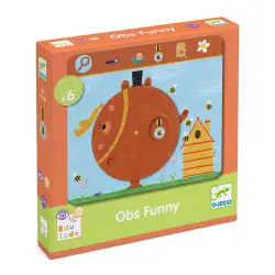Djeco εκπαιδευτικό παιχνίδι παρατήρησης `Αστεία ζωάκια`