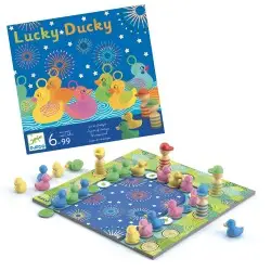 Djeco Επιτραπέζιο παιχνίδι στρατηγικής `Παπάκια στη σειρά`