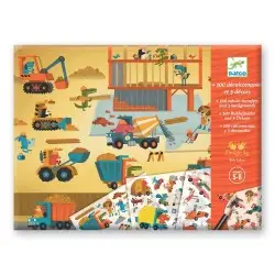 Djeco χαλκομανίες `Οχήματα εργοταξίου`