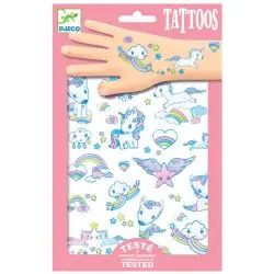 Djeco Τατουάζ Μονόκεροι με γκλίτερ