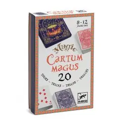 Djeco Σετ 20 μαγικά τρικ με τράπουλες `Cartum Magus`