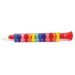 Svoora Πλαστικό πολύχρωμο κλαρινέτο με παρτιτούρες παιδικών τραγου?