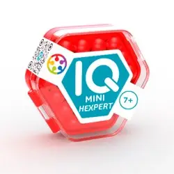 Smartgames Επιτραπέζιο ταξιδίου - σπαζοκεφαλιά IQ Hexpert, επιλογή από 6 χρώ