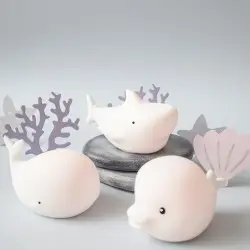 Rabbit & Friends σετ 3 φωτιστικών `Καρχαρίας - Δελφίνι - Φάλαινα` (Λειτου?