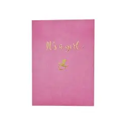 Draeger κάρτα ευχών με φάκελο `It`s a girl`