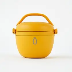 Runbott δοχείο φαγητού θερμός με αποσπώμενο μπολ `Κίτρινο` 560ml