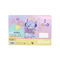 GIM ΜΠΛΟΚ ΖΩΓΡΑΦΙΚΗΣ 23x33 40φ+ΑΥΤΟΚΟΛΛΗΤΑ STITCH GEN-Z