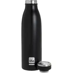 ECOLIFE BLACK SLIM ΜΕΤΑΛΛΙΚΟ ΜΠΟΥΚΑΛΙ ΘΕΡΜΟΣ  500ml