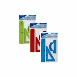 ΓΕΩΜΕΤΡΙΚΑ ΣΧΗΜΑΤΑ ΦΛΕΞ WESTCOTT ΣΕΤ ΣΕ ΔΙΑΦΟΡΑ ΧΡΩΜΑΤΑ