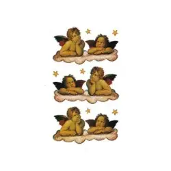 ΑΥΤΟΚΟΛΛΗΤΑ CRISTMAS BSB 8X12 GLITTER ANGELS