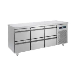 Ψυγείο Πάγκος Συντήρηση Με 6 Συρτάρια