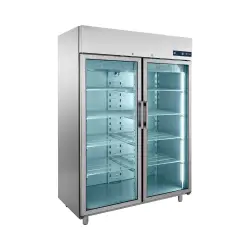 Θάλαμος βιτρίνα κατάψυξη με 2 πόρτες τζαμιού