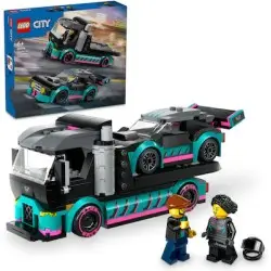 LEGO CITY RACE CAR AND CAR CARRIER TRUCK