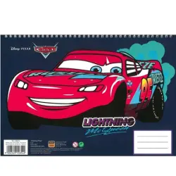 GIM ΜΠΛΟΚ ΖΩΓΡΑΦΙΚΗΣ CARS 23X33 40 ΦΥΛΛΩΝ + ΑΥΤΟΚΟΛΛΗΤΑ