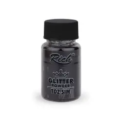 ΧΡΥΣΟΣΚΟΝΗ Rich 50ml Σκόνη Glitter 4621 Black