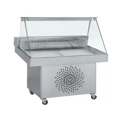 Βιτρίνα ψυχόμενη προβολής 150X85X125 με κλίση