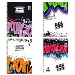 SALKO ΤΕΤΡΑΔΙΟ ΣΠΙΡΑΛ 17X25 3Θ GRAFFITI