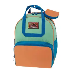 POLO ΣΑΚΙΔΙΟ VINTAGE ΠΟΡΤΟΚΑΛΙ- ΠΡΑΣΙΝΟ