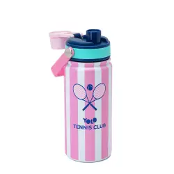 ΜΕΤΑΛΛΙΚΟ ΘΕΡΜΟΣ ΜΕ ΛΑΒΗ 500ML –  Tennis Club Girl