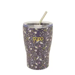 COFFEE MUG 350ML ΜΩΒ ΜΕ ΛΟΥΛΟΥΔΙΑ