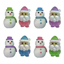 ΣΕΤ 2 ΓΟΜΕΣ ΧΡΙΣΤΟΥΓΕΝΝΙΑΤΙΚΕΣ (4 ΧΡΩΜΑΤΑ)