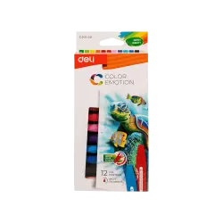 DELI ΛΑΔΟΠΑΣΤΕΛ 12 ΧΡΩΜΑΤΑ COLOR EMOTION 20 ΤΕΜΑΧΙΑ (Το προιόν πωλείται σε μεμονωμένα τεμάχια του ενός)