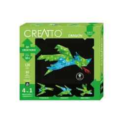 KOSMOS 3D ΚΑΤΑΣΚΕΥΗ ΜΕ LED 4 ΣΕ 1 ΔΡΑΚΟΣ CREATTO