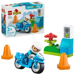 LEGO duplo town μπλε αστυνομική μοτοσικλέτα (2+) 10471